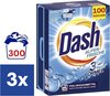 Dash XXL Pack Lessive Universelle Alpenfris - 3 x 6 kg (300 Lavages)