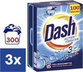Bol.com Dash XXL Pack Alpenfris Universeel Waspoeder - 3 x 6 kg (300 Wasbeurten) aanbieding