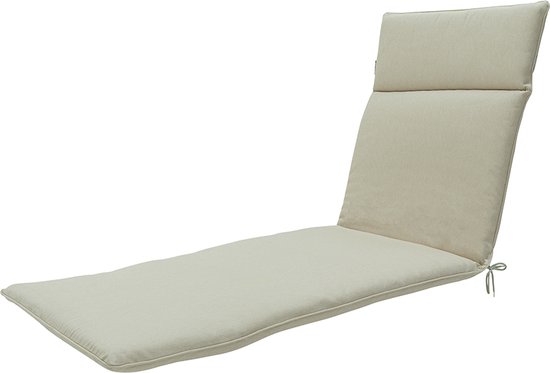 Madison - Coussin Lounger 190x60 - Beige - Toile Recyclée Beige