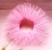 Bollabon® - Roze tutu tule ballerina rokje voor verkleden kind, 1e verjaardag cakesmah, carnaval of fotoshoot.