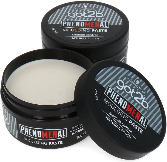 Schwarzkopf Got2b Phenomenal Moulding Paste - 2 x 100 ml | bol.com