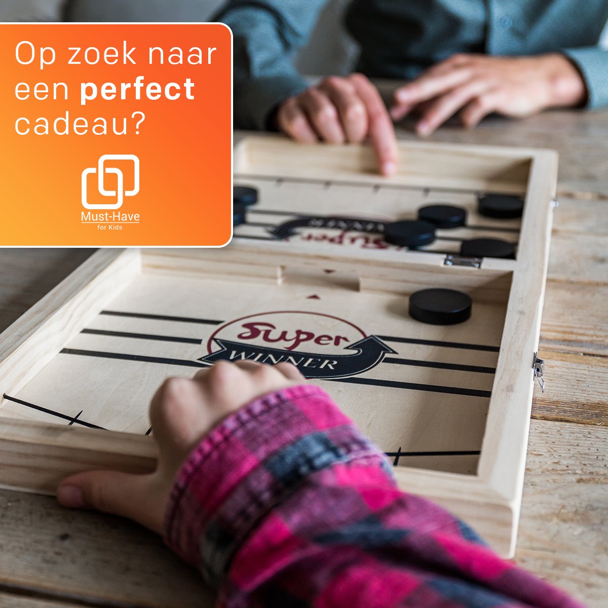 Slingpuck - Speelgoed 6 jaar - Sinterklaas Cadeautjes - Cadeau - Sling Puck - Slingshot - Speelgoed 9 Jaar - Bordspel - Sjoelbattle - Drankspel - Speelgoed 7 Jaar - Drinking Game - Spelletjes - Kinderspeelgoed 4 jaar - Houten Speelgoed 5 jaar — afbeelding 8