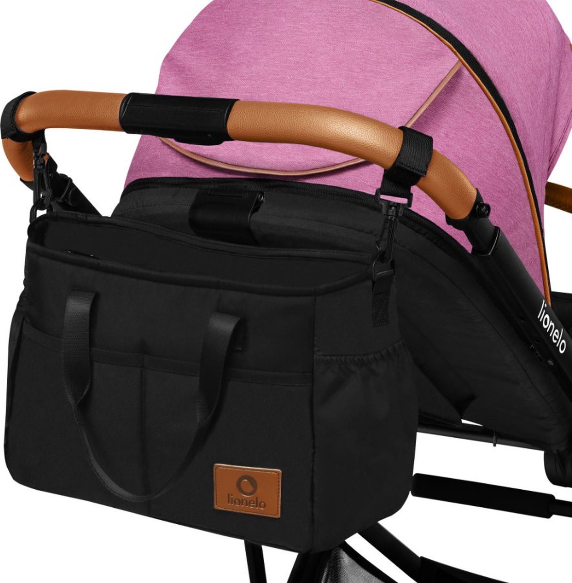 Lionelo Riya Kinderwagen 2 in 1 Opvouwbaar met XXL Zonnekap - afbeelding 2