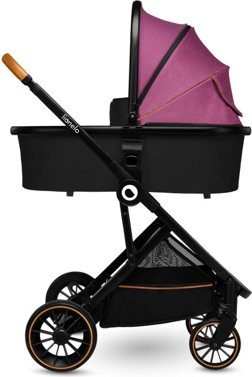 Lionelo Riya Kinderwagen 2 in 1 Opvouwbaar met XXL Zonnekap - afbeelding 3