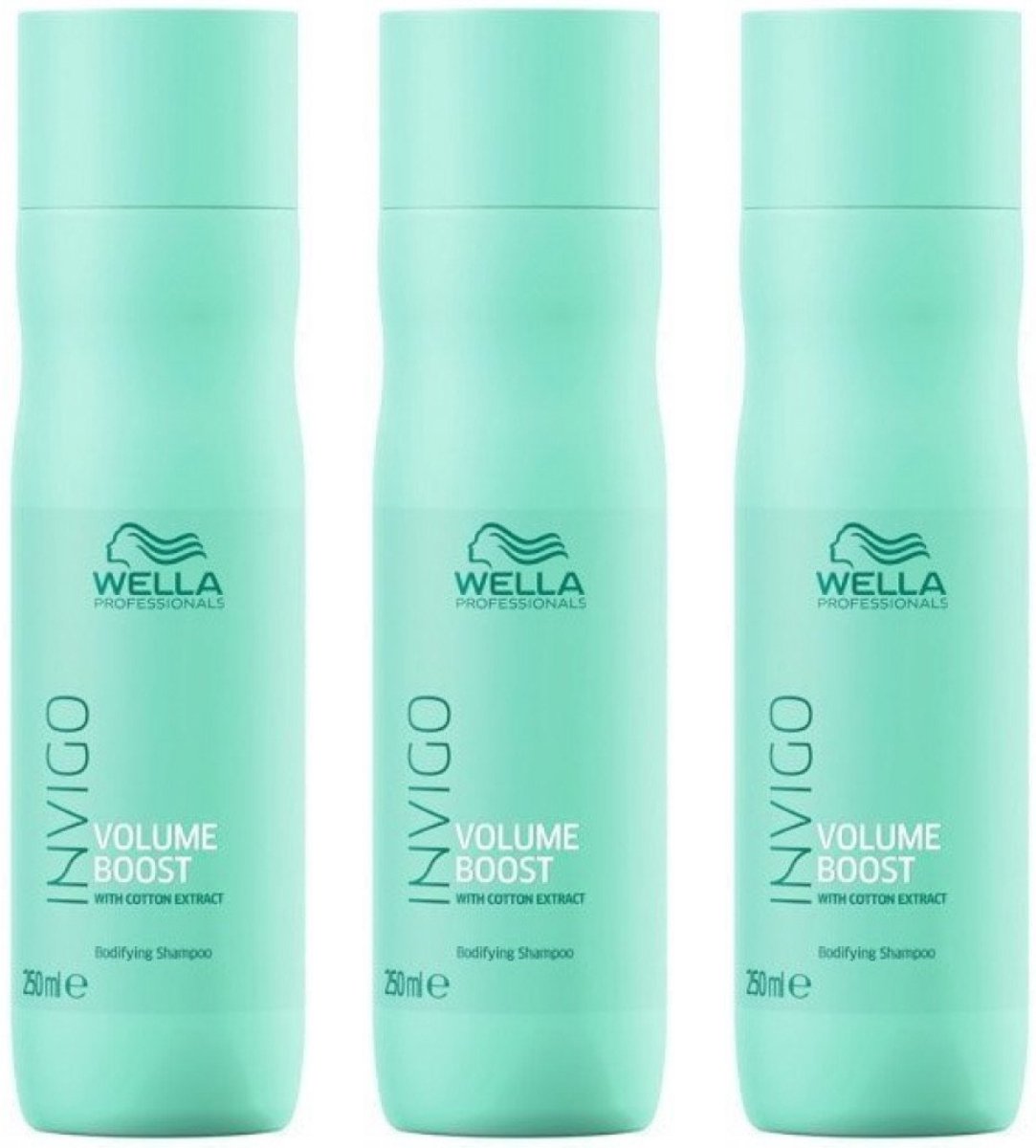 Wella Invigo Volume Boost Shampoo Voordeelbundel - 3 x 250 ml