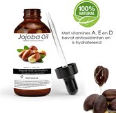 jojoba olie 100 ml - jojoba olie puur - jojoba olie biologisch inclusief wimperborstel