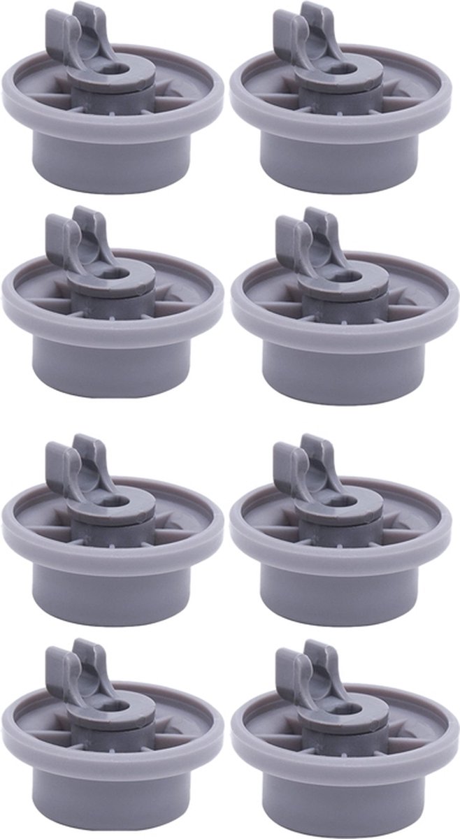 4 X Lavastoviglie Cestello Inferiore Ruote Per 165314 Bosch Neff Siemens Grigio P - Foto 4