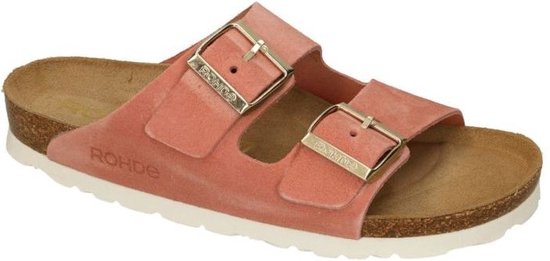 Rohde -Dames - roze - slippers & muiltjes - maat 37