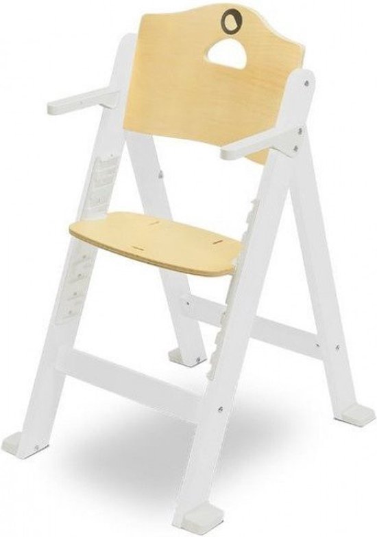 Lionelo Floris - Chaise haute - bois de bouleau - réglage à 4 niveaux -  jusqu'à 40kg | bol.com