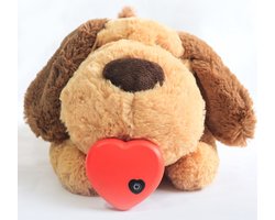 Knuffel met Hartslag Speciaal voor Puppy's - Snuggle Heart Beat Puppy - Hartslagknuffel - Pluche