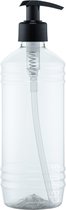 Lege Plastic Fles 500 ml PET transparant - met witte spraykop - set van 10 stuks - Navulbaar - Leeg