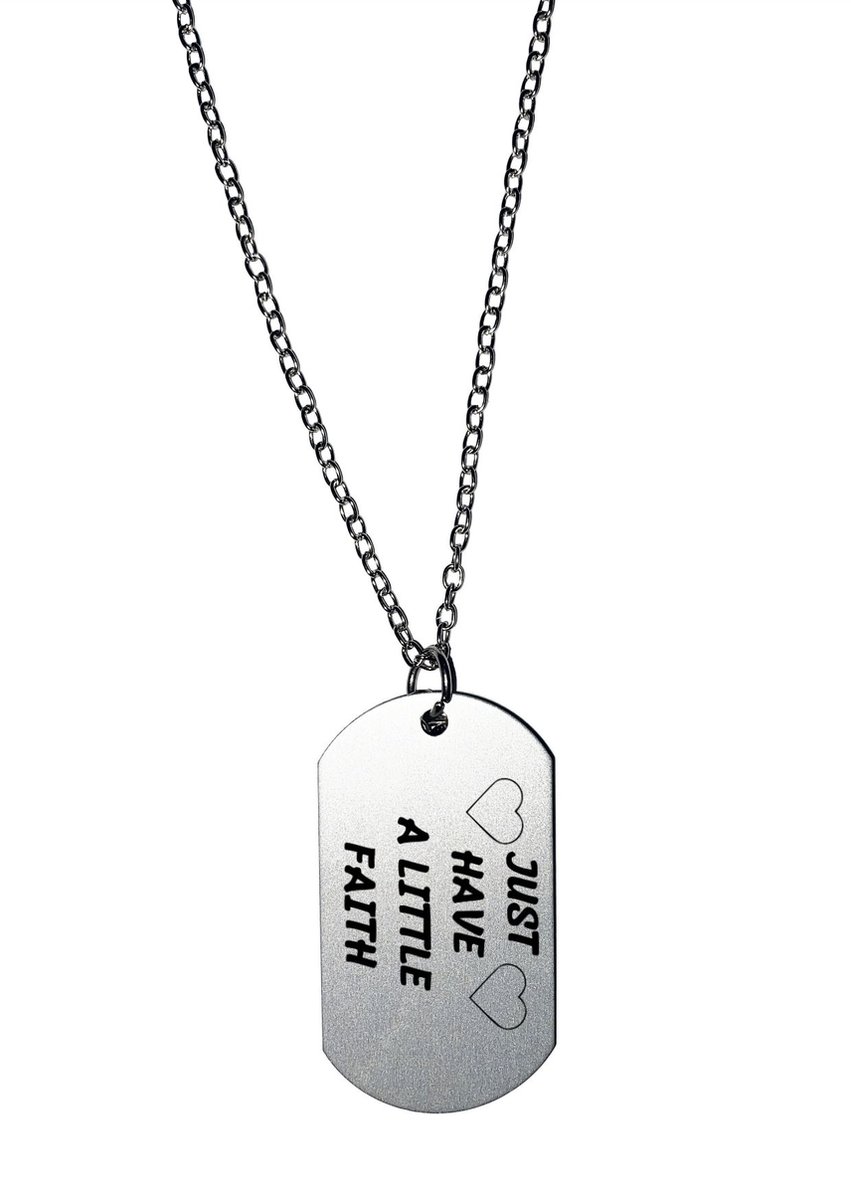 Akyol - hoop sleutelhanger ketting - Liefde - echte bikkel - cancer awareness - geloof - cadeau - kado - geschenk - gift - verjaardagscadeau