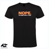 Klere-Zooi - Nope. I'm Going Back to Bed - Heren T-Shirt - 4XL