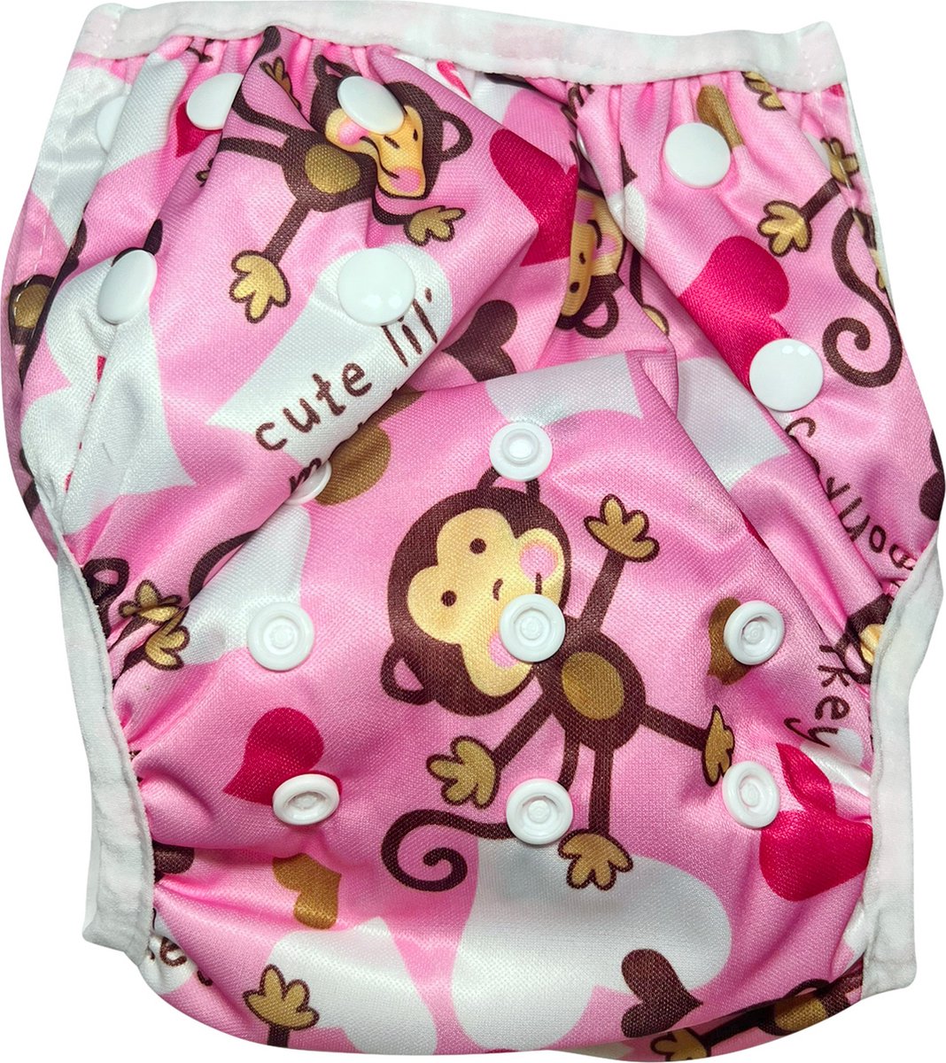 Goedkoopste Bumsies Zwemluier Roze Aapjes