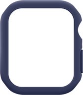 Geschikt voor Apple Watch Series 8/7, 45mm Volledige bescherming Gehard Glas – Nachtblauw