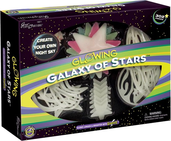 UNIVERSITY GAMES - Glow in the dark Galaxy Of Sterren Kit | bol.com