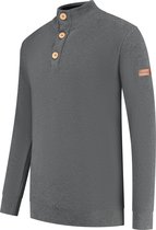 Travelin' Jumper Torsvik dun gebreide herentrui - Grijs - Maat M