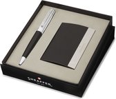 Coffret cadeau stylo à bille Sheaffer - 300/G9314 - chromé noir brillant - avec porte-cartes de visite - SF-G2931451-3