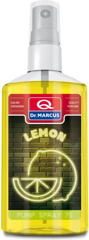 Foto: Dr marcus pumpspray luchtverfrisser autogeurtje luchtreiniger lemon