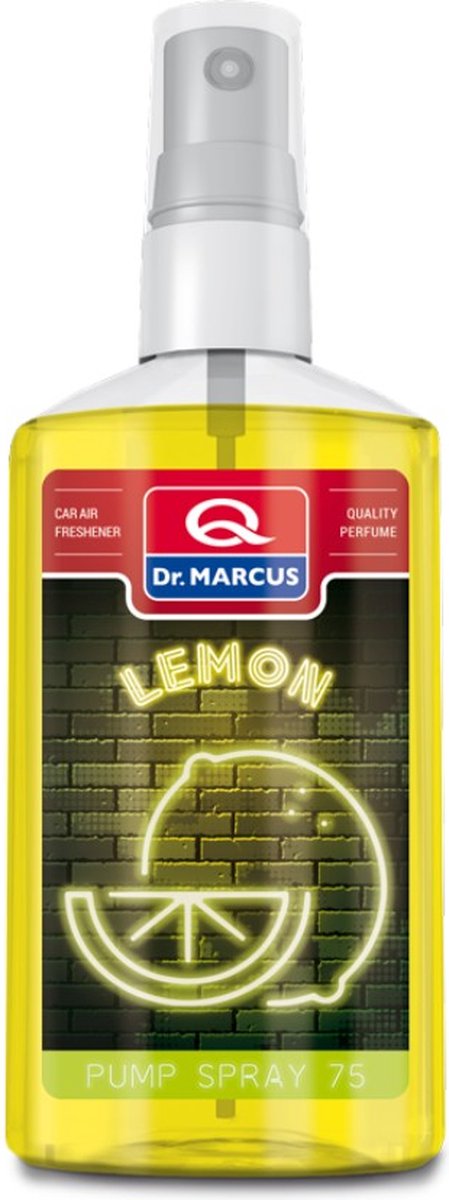 Dr. Marcus - Pumpspray - Luchtverfrisser - Autogeurtje - Luchtreiniger Lemon