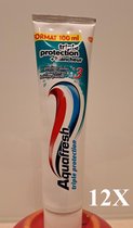 Aquafresh Dentifrice - Triple Protection Blanchissant - 12x 100ml - Pack économique