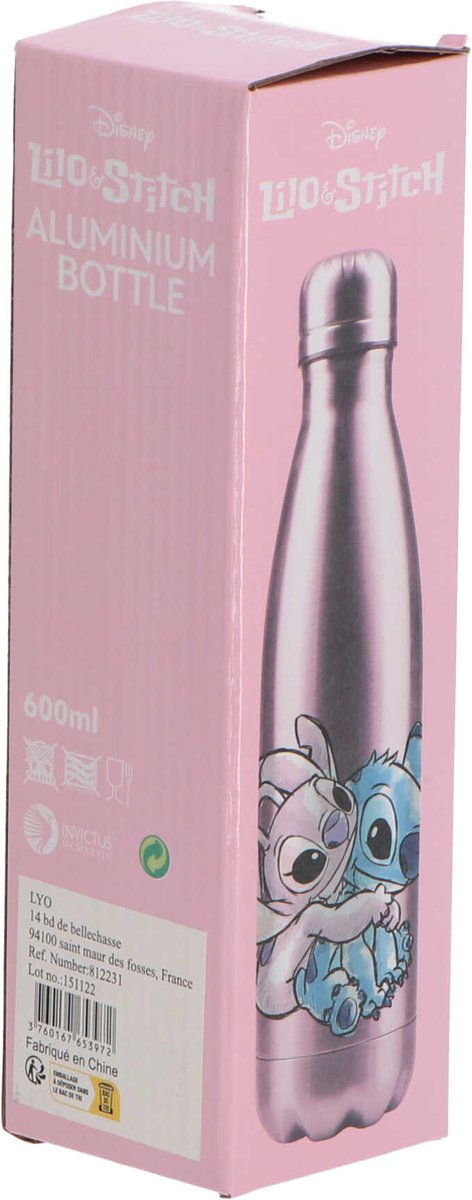 Gourde Disney Lilo & Stitch : Stitch & Angel - 600 ml au meilleur prix