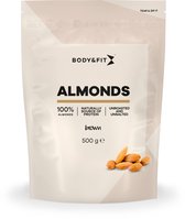 Body & Fit Pure Almonds - Superfood - Pure Bruine Amandelen - 500 gram (1 Zak)