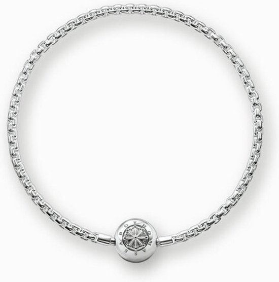 Thomas Sabo Bracelet for Beads 925 Sterling Silver KA0001-001-12, Sterling Silver, sans_pierre Thomas Sabo Bracelet for Beads 925 Sterling Silver KA0001-001-12, Sterling Silver, sans_pierre