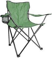 Campingstoel Opvouwbaar - Groen 50x50x80cm - Max. 120 KG - Vouwstoel - Strandstoel - Kampeerstoel - Visstoel - Vis stoel - Inklapbare Stoel - Cadeau Man - Cadeau voor Man - Mannen Cadeautjes