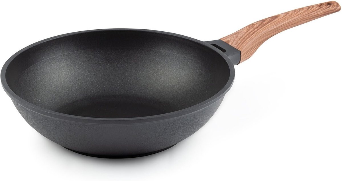 SENSARTE Crêpepan Inductie 30 cm, Dikke Zwitserse Granieten Laag, Ergonomisch Handvat, Gegoten Aluminium, Vrij Van Opzettelijk Toegevoegd PFOA SENSARTE Crêpepan Inductie 30 cm, Dikke Zwitserse Granieten Laag, Ergonomisch Handvat, Gegoten Aluminium, Vrij Van Opzettelijk Toegevoegd PFOA