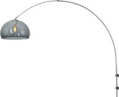 Applique murale Steinhauer Sparkled Light - lampe à arc - 140 à 185 cm de large - acier avec ampoule transparente foncée