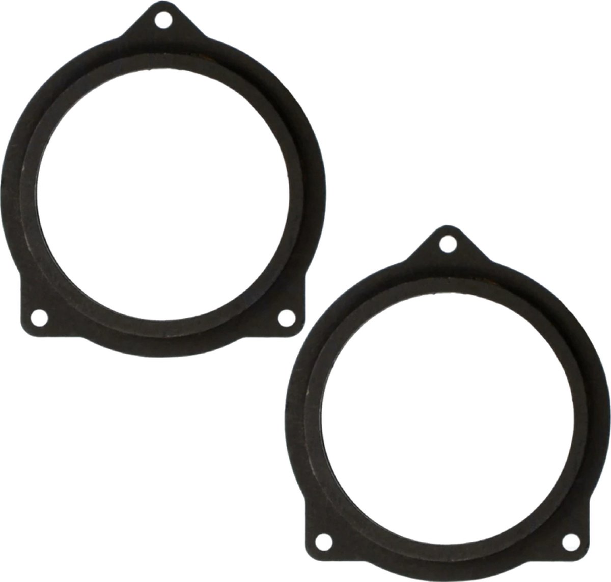 MDF 100mm Luidsprekerhouders - BMW E87, E88, E91, E92, E93, F30, F31, E90 en E85 - Voor- en achter