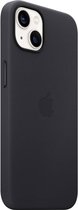 Origineel Apple iPhone 13 Hoesje MagSafe Leather Case Zwart