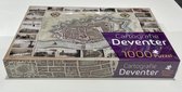 Puzzel Deventer Cartografie - Nostalgische puzzel oude binnenstad Deventer 1000 Stukjes