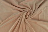 Velours extensible 35 mètres - Rose clair - 93% polyester - 7% élasthanne