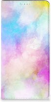 Bookcase Personaliseren Geschikt voor Samsung Galaxy A14 5G Telefoonhoesje Watercolor Light
