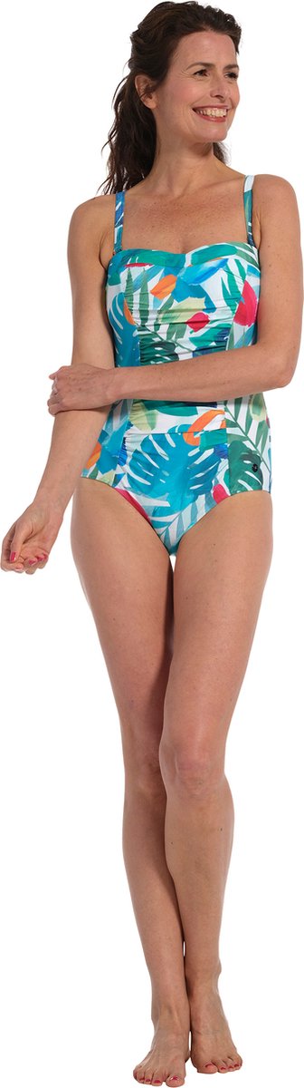 Dames badpak Pastunette Exotic Beauty - Groen - maat — afbeelding 2