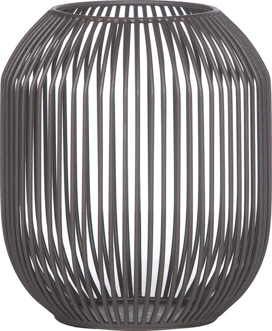 STILL - Wind light - Bougeoir - Fer - Zwart chaud - 23x20 cm