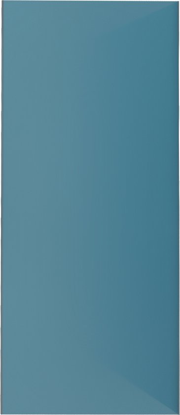 Blauw aluminium douchewandpaneel - 120 x 210 cm - WALL'IT BLEU 90
