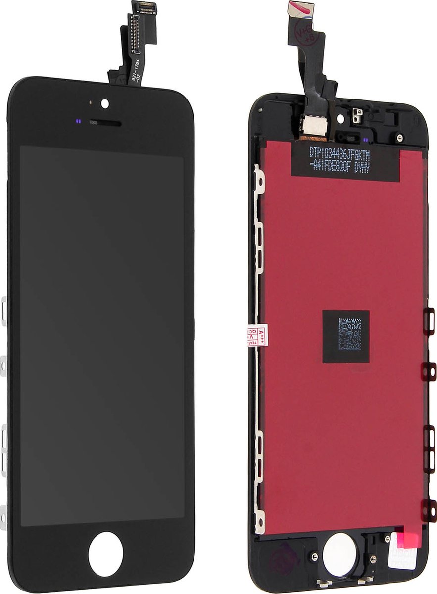 Avizar Écran LCD pour Geschikt voor Apple iPhone 5S / SE + Vitre Tactile Compatible, Zwart