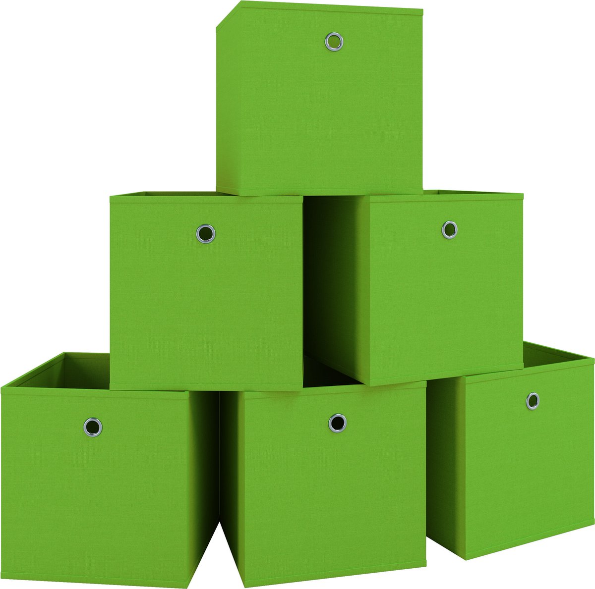 VCM Set van 6 opvouwbare box stoffen box opvouwbare plank box opslag boxen Set van 6 opvouwbare box stoffen box opvouwbare plank box opslag boxen