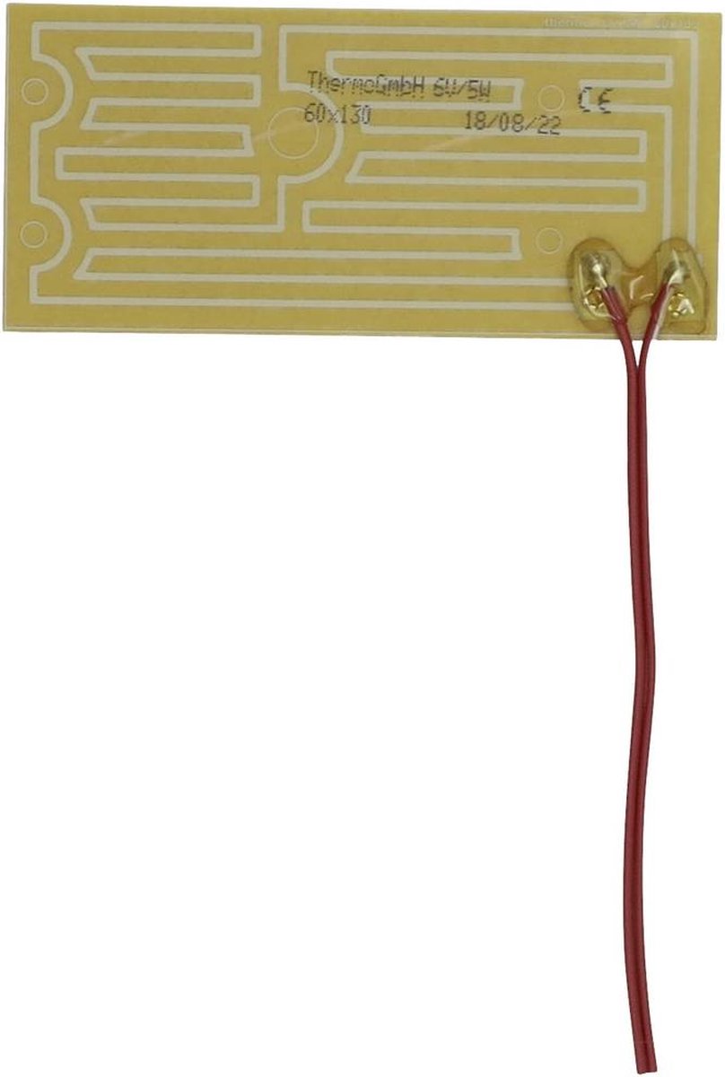 Thermo TECH Polyester Verwarmingsfolie 6 V 5 W (l x b) 130 mm x 60 mm