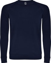 Donker Blauwe heren sweater Annapurna 100% katoen merk Roly maat L