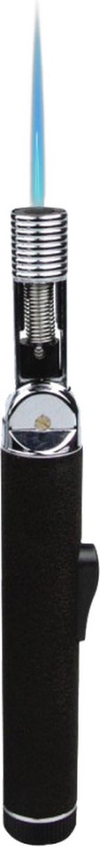 Goedkoopste Pyrotorch XL Zwart - Gasbrander - Vuurwerk Torch - Crème Brûlée Brander - BBQ en Sigaren Aansteker - Windproof