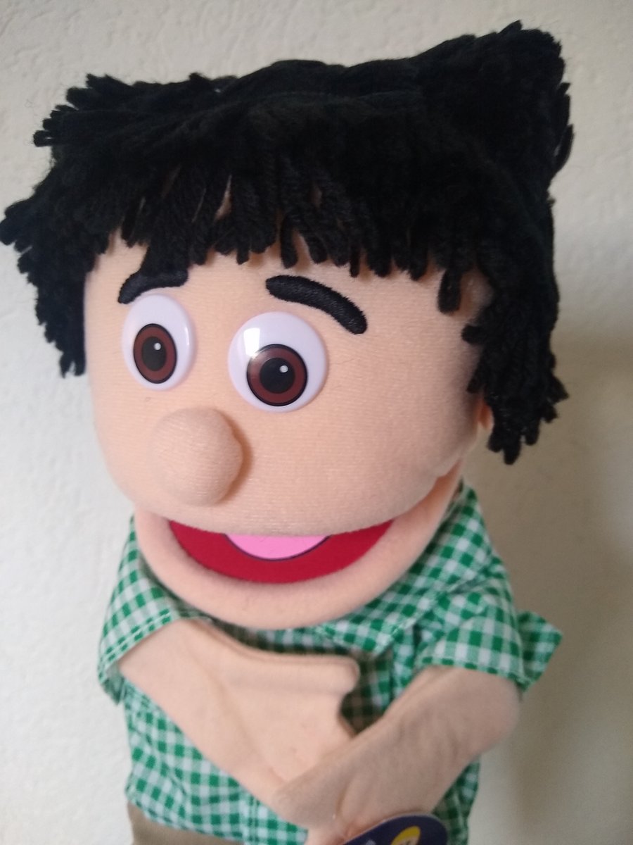 Sillypuppets - Handpop Kennie 35 cm - Handpoppen - Poppenkastpoppen - Poppentheater