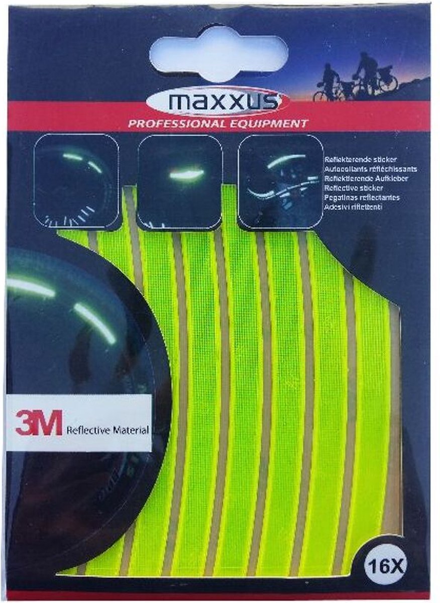 Maxxus Reflekterende Sticker wiel (16Stuks)