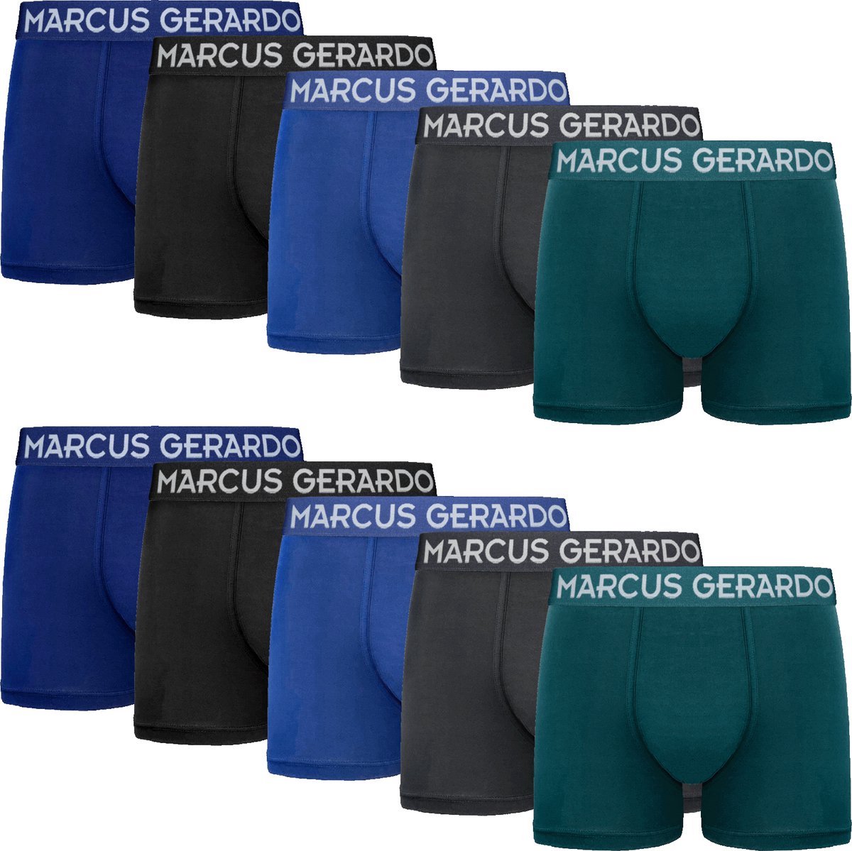 Marcus Gerardo - 10 -pack - boxershorts heren - katoen onderbroek heren - maat L