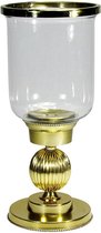 Huricane Elora 17x17x38cm goud glas