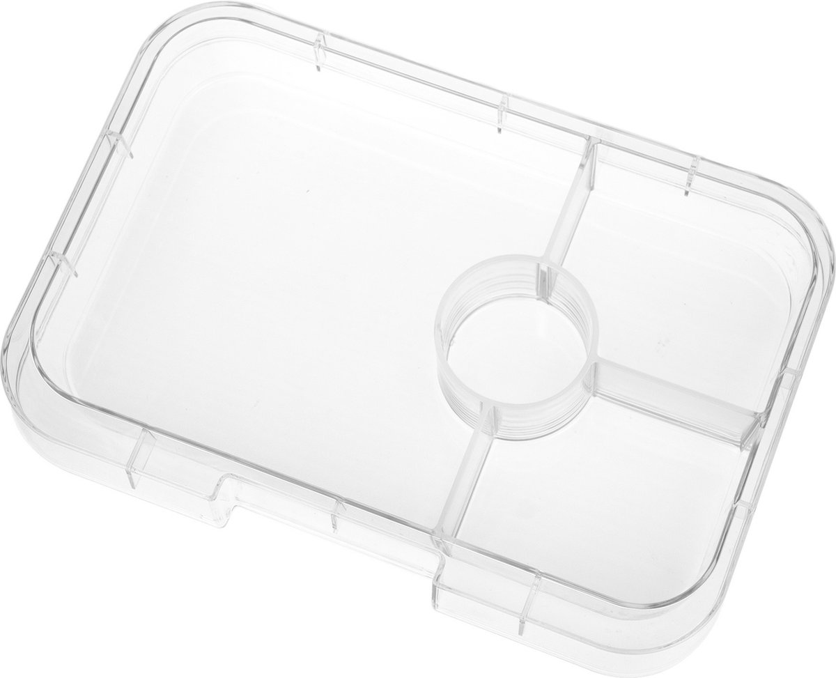 Yumbox Tapas XL extra tray - 4 vakken - Transparant
