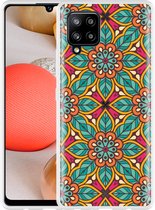 Hoesje Geschikt voor Samsung Galaxy A42 Flora Mandala